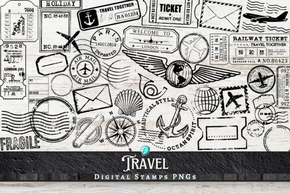 Download Travel Digi Stamps Transparent PNGs - Transparent pngs Collection